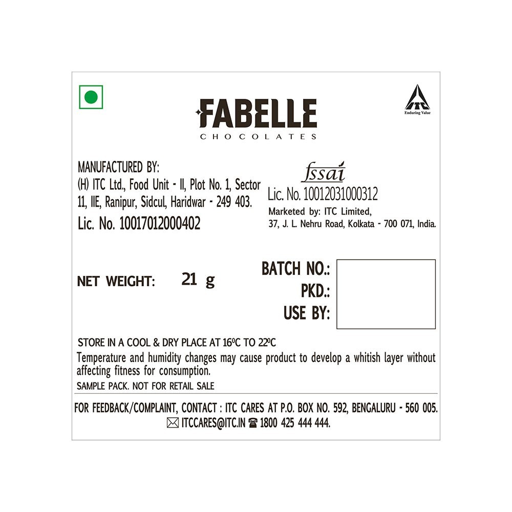 Fabelle Choco Deck Mini Delights Chocolate Sample Price - Buy Online at ...