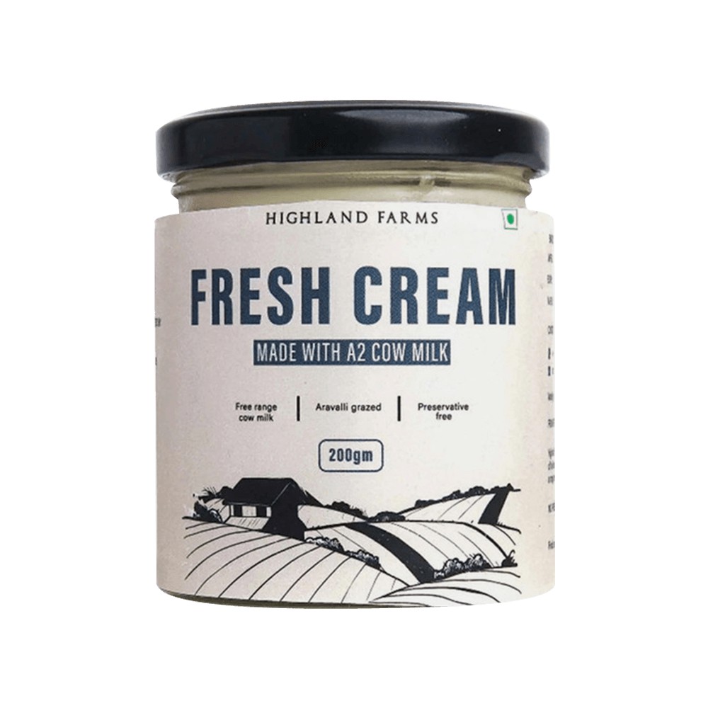 Highland Farms A2 Cow Fresh Cream Price - Buy Online at Best Price in India