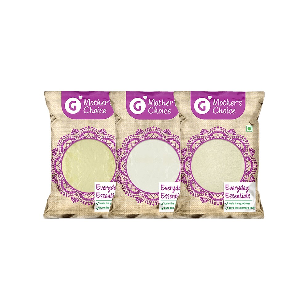 GMC Refined Wheat Flour/ Maida + GMC Besan + GMC Sooji/Rava Combo Price ...