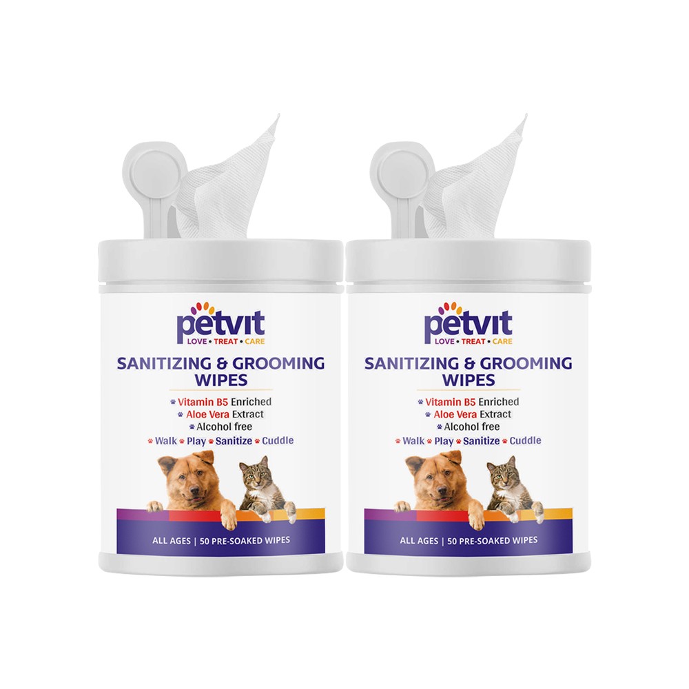 Curated visual reference: Visual Reference: Petvit Sanitizing Grooming Pet Wipes Price Buy Online At Best