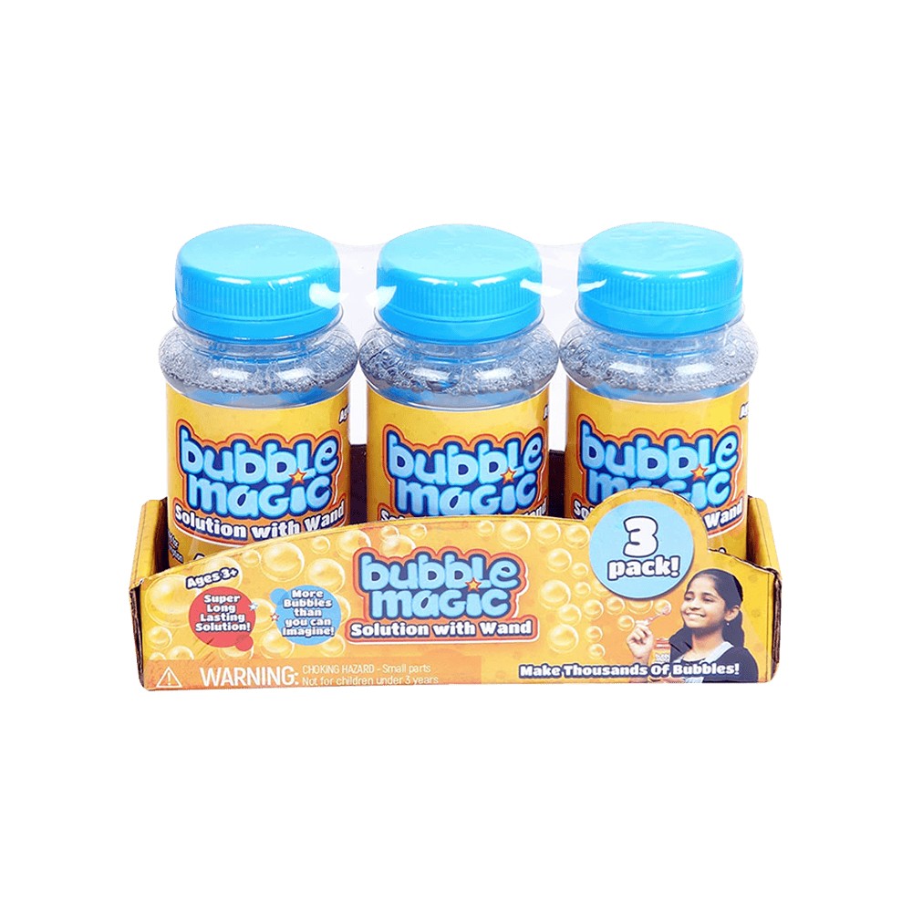 Magic Bubbles Solution Bubble Magic Bubble Solution with Wand - Pack of 3 Price - Buy Online ...