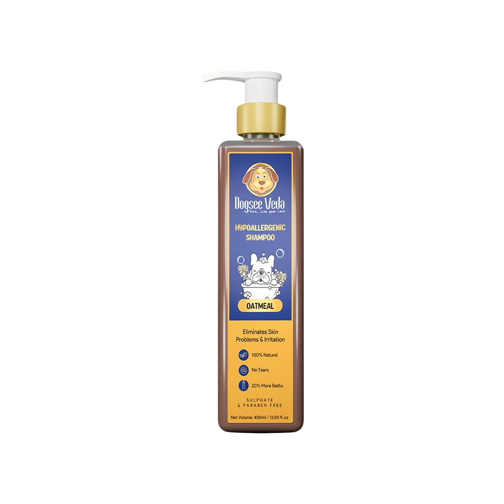 Dogsee Chew Veda Oatmeal Hypoallergenic Dog Shampoo