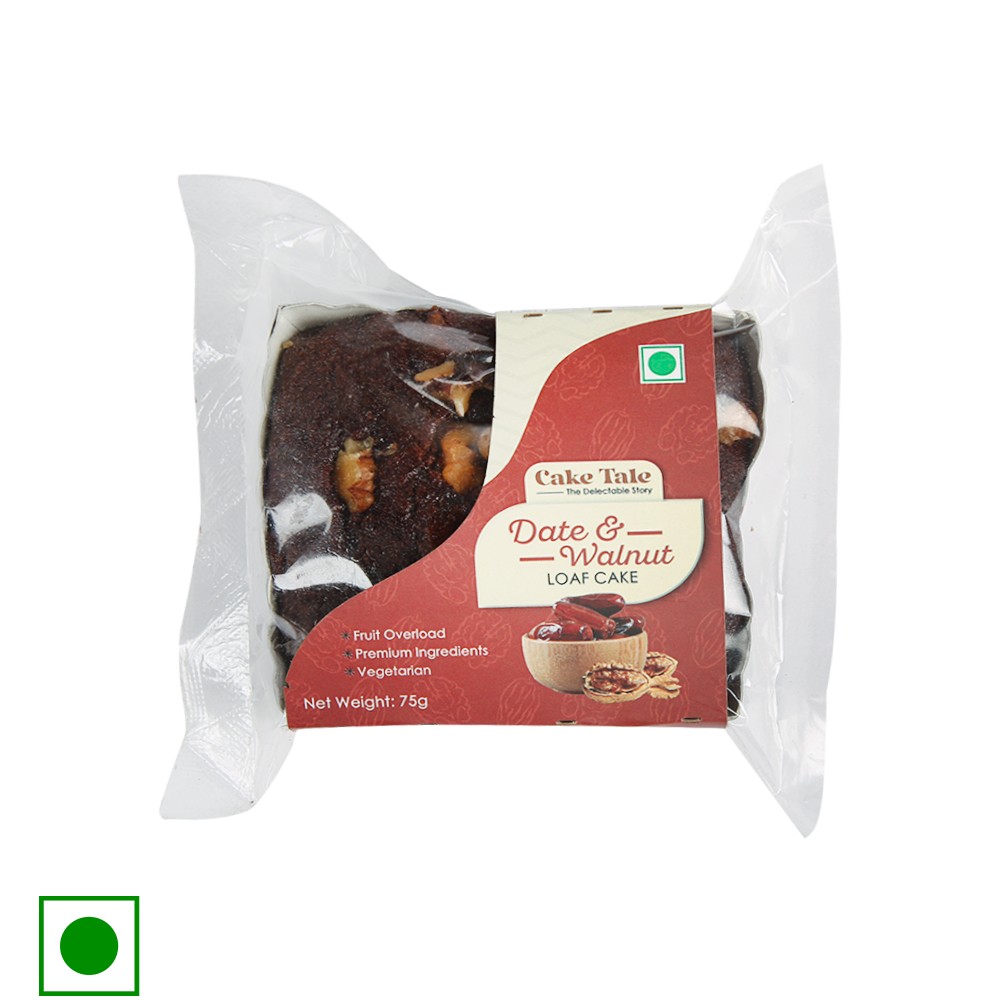 Caketale Date And Walnut Loaf Dry Cake Price - Buy Online at ₹70 in India