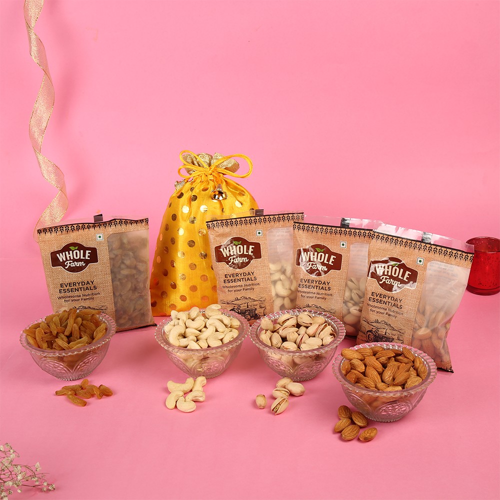 Whole Farm Assorted Dry Fruit Potli Price - Buy Online at Best Price in ...