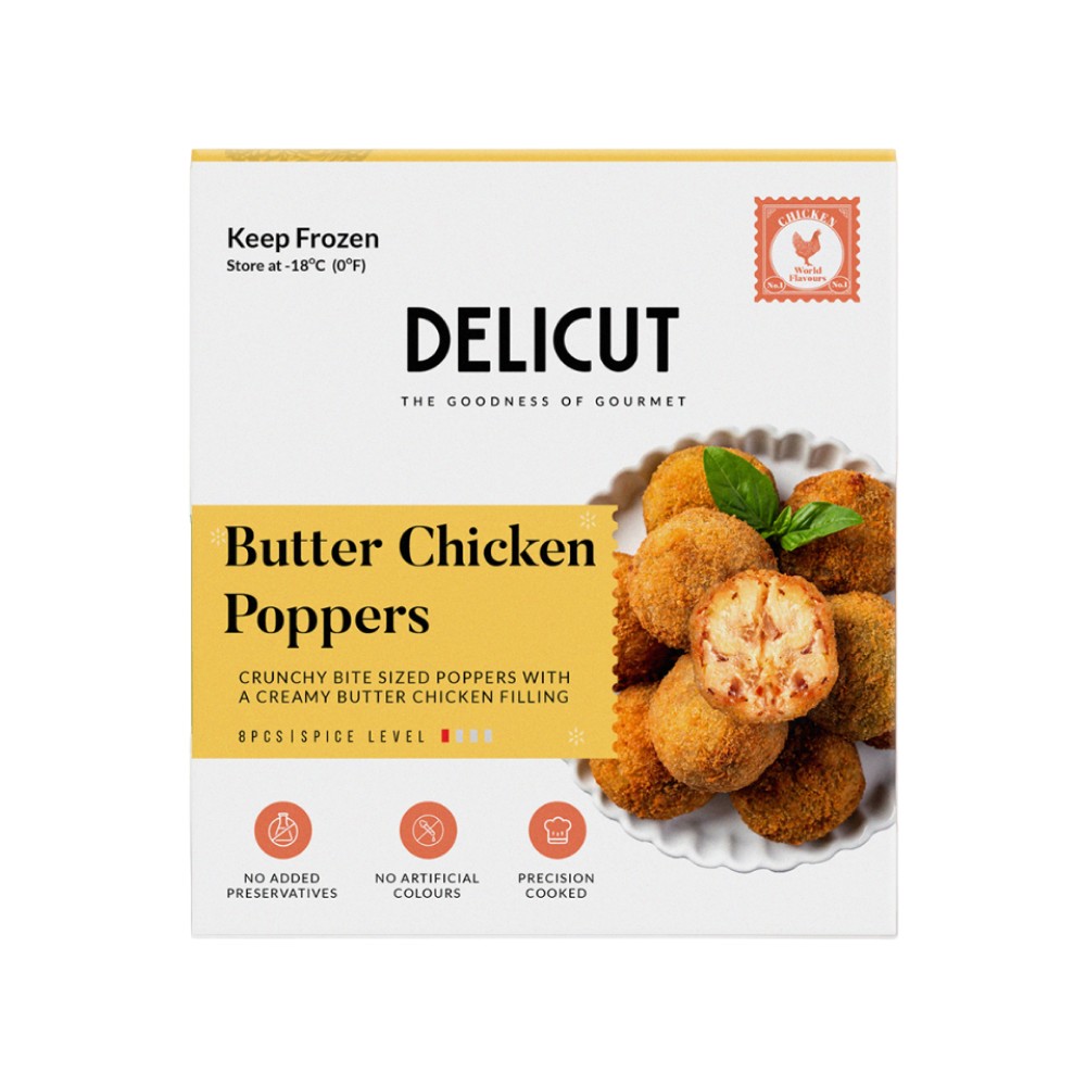 Delicut Butter Chicken Poppers Price - Buy Online at Best Price in India