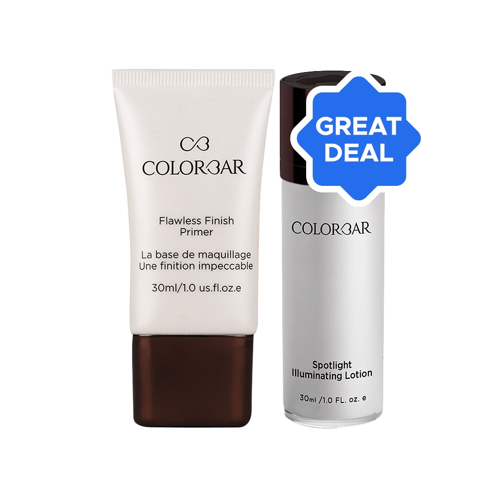 Colorbar Spotlight Illuminating Face Lotion + Flawless Finish Primer ...