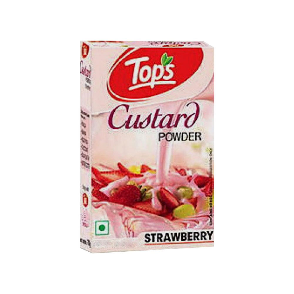 Toppers Powder Tops Strawberry Custard Powder Price - Buy Online at Best Price in India