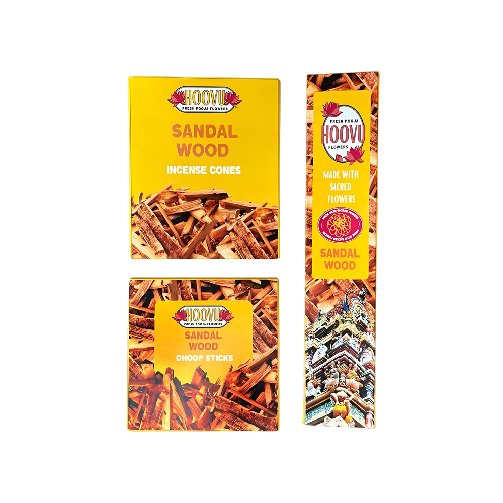 Hoovufresh Sandal Wood Incense Sticks / Agarbatti (Combo)