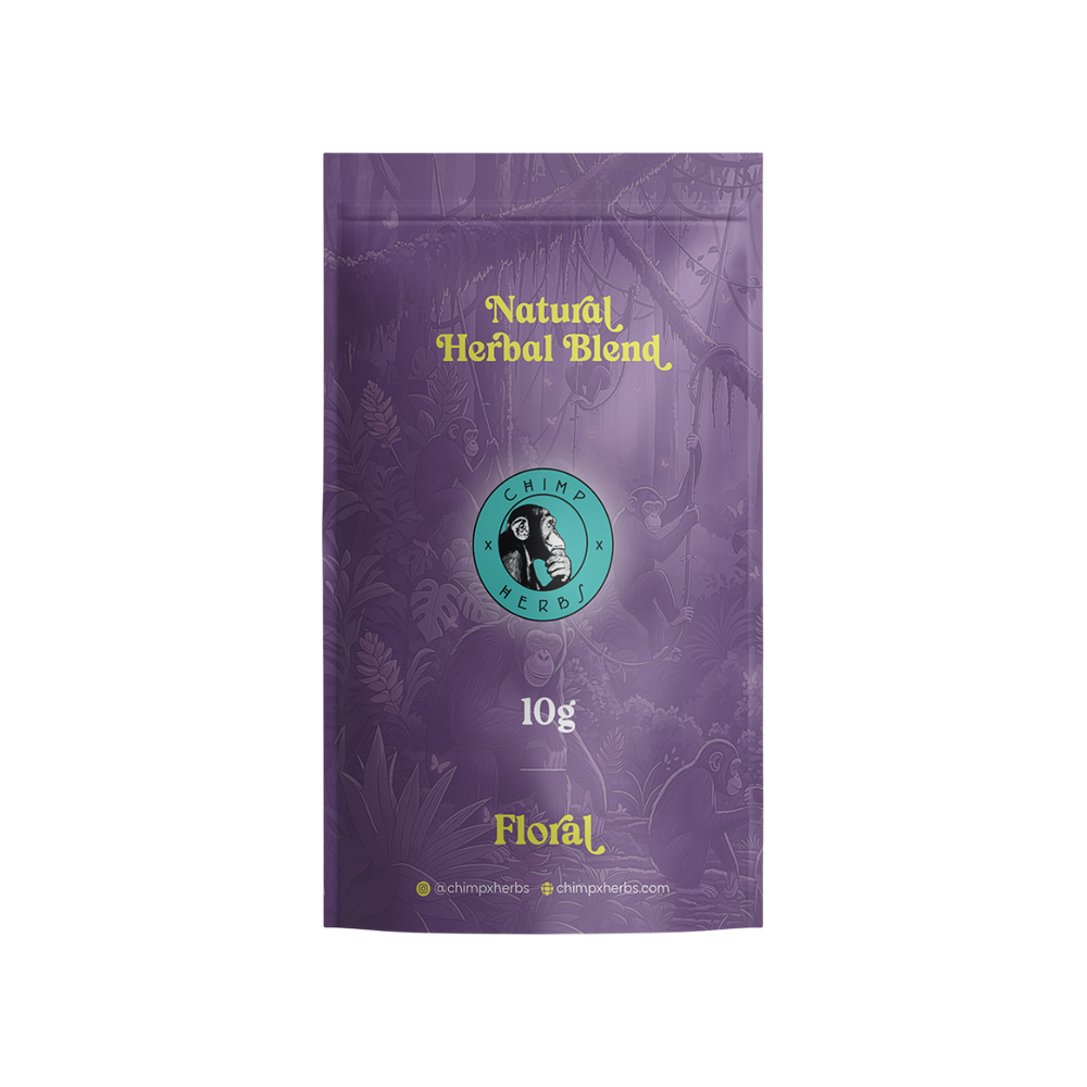 tobacco free smoking blend Floral Tobacco & Nicotine Free Herbal Smoking Blend by Chimp x Herbs Price