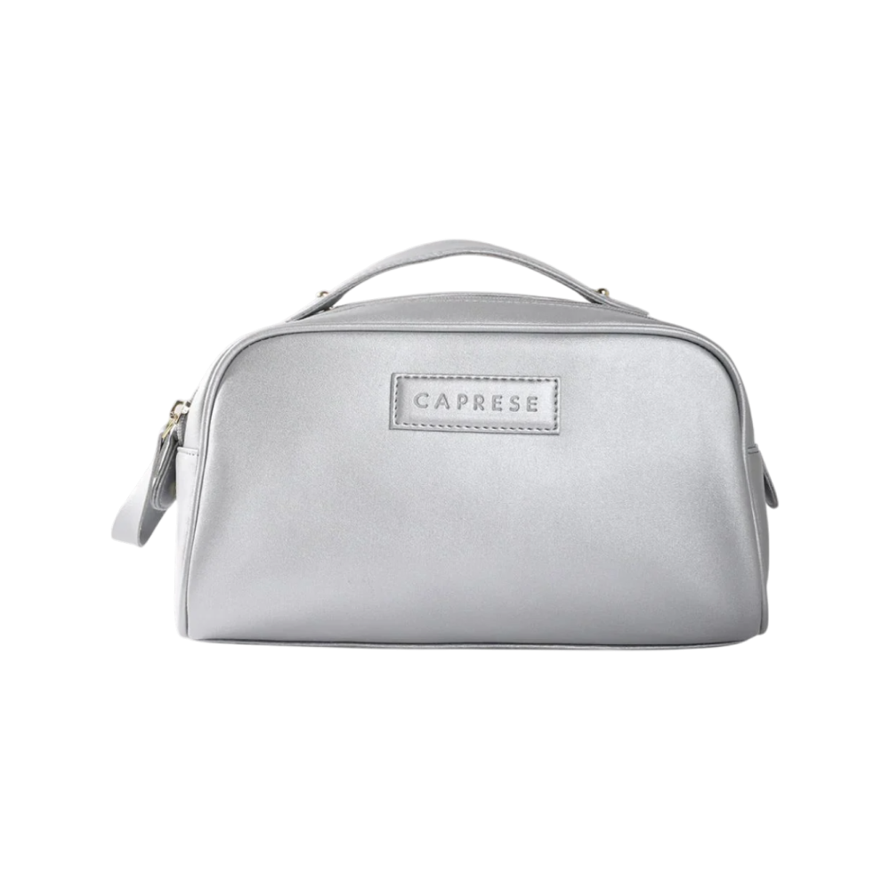 Caprese Olivia Vanity Case Travel Pouch Large (Silver) Price - Buy