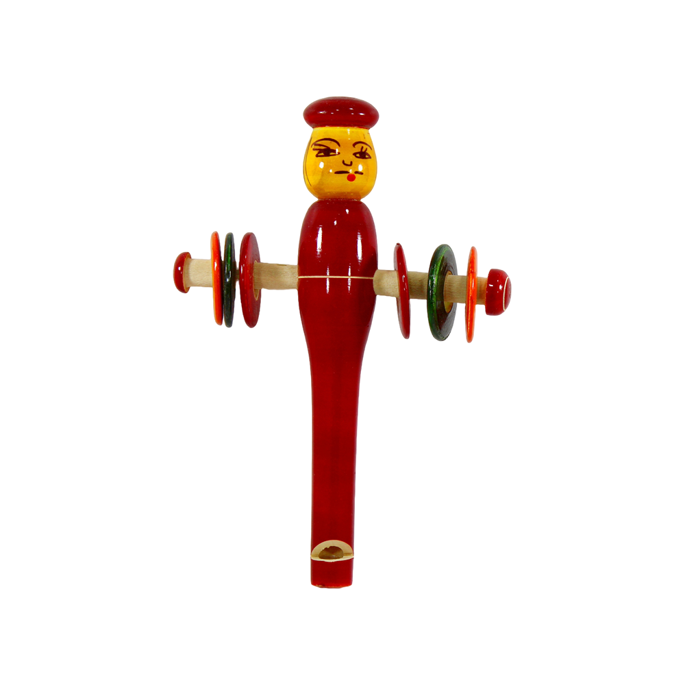 Forest Dump Man Whistle Baby Rattle Channapatna toy Price - Buy