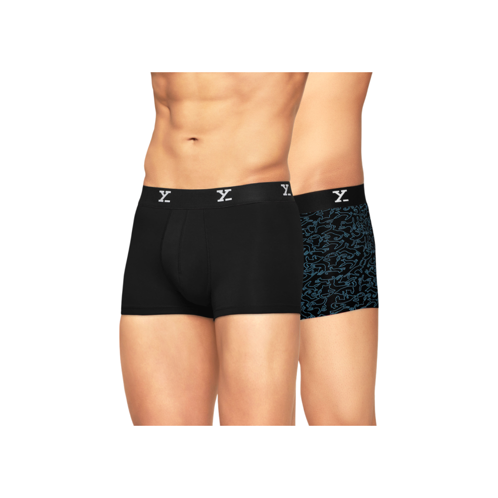 XYXX IntelliSoft Men's Trunks (Yoga Pet, Black) Price - Buy Online