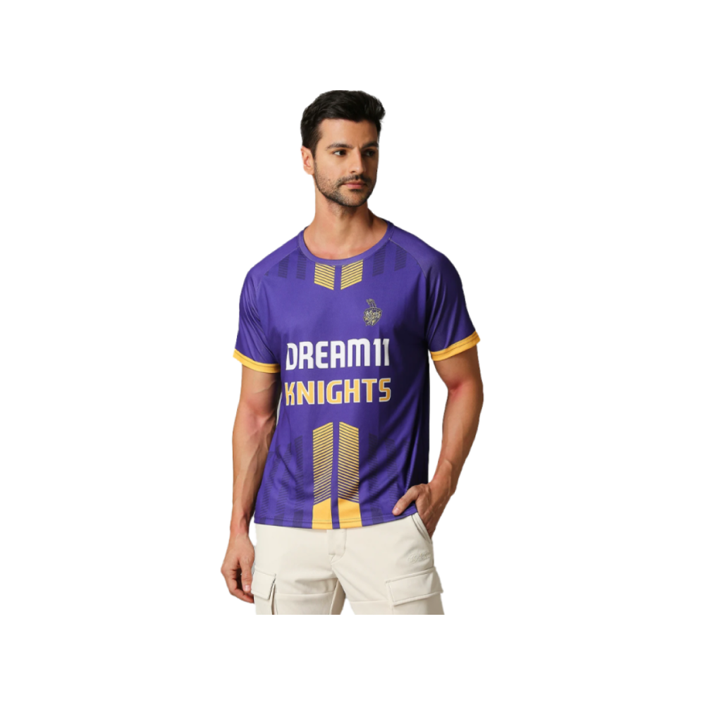 FanCode Official KKR Fan Jersey (Purple) Price - Buy Online at