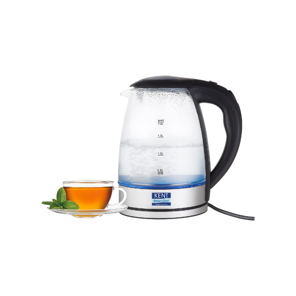 Kent Elegant Glass Electric Kettle Price - Buy Online at ₹1599 in