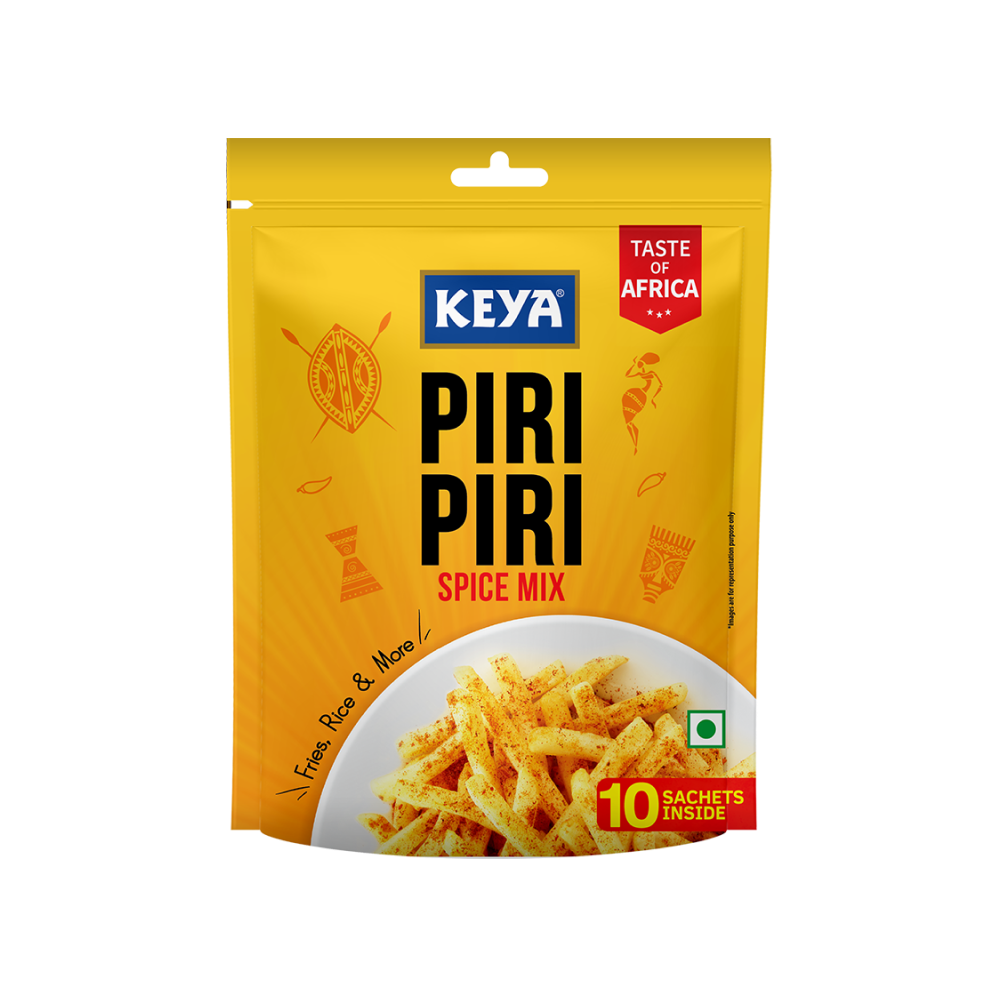 Keya Piri Piri Spice - 80g Bottle Of Hot Indian Chilli Seasoning