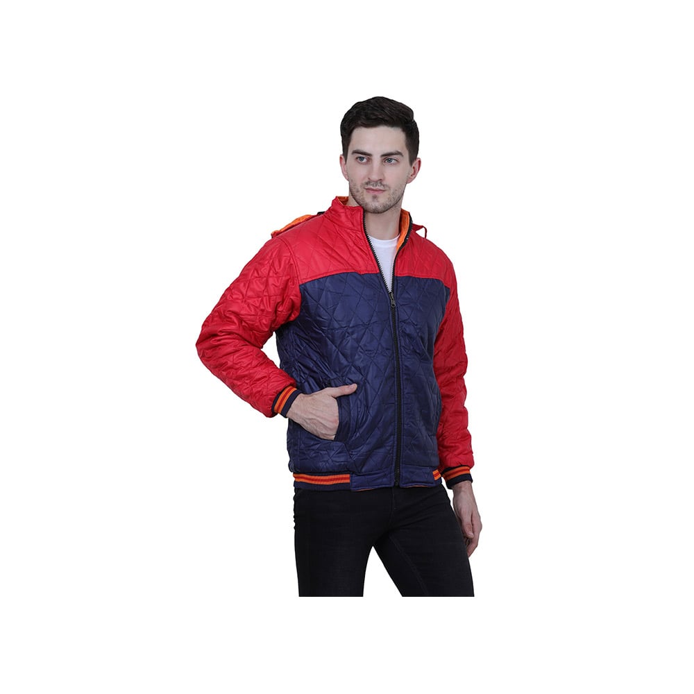 Fidato Polyester Reversible Cut & Sew Men's Jacket (Multi, XL