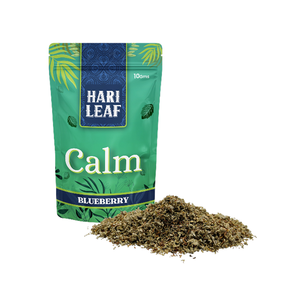 Calm - Blueberry Non-Tobacco Herbal Smoking Blend by Hari Leaf Price