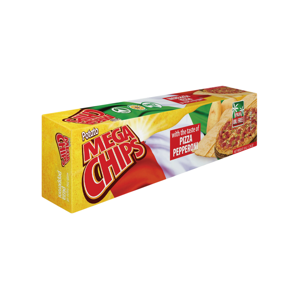 Mega Chips Pizza Pepperoni Flavoured Potato Chips Price - Buy