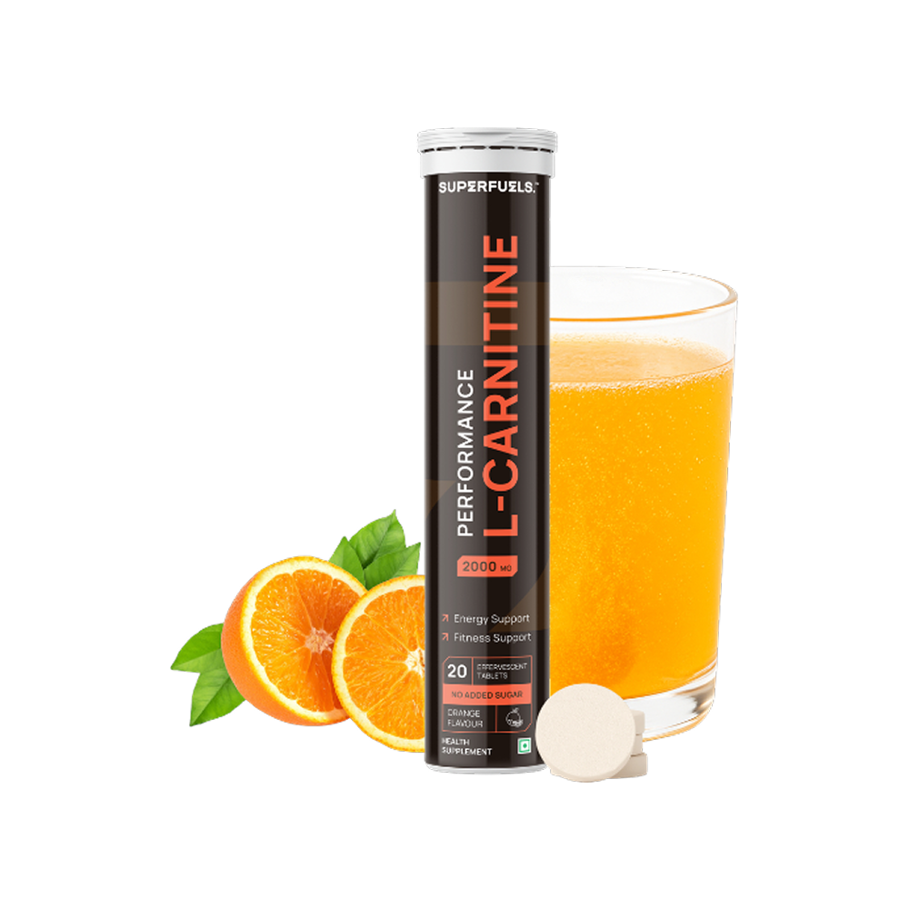 Superfuels. L- Carnitine Orange Effervescent Tablets Price