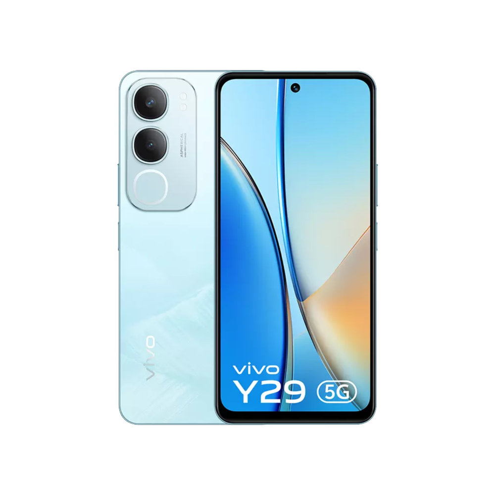 さとっち5 Vivo Y29 5G Smartphone (4 GB, 128 GB, Glacier Blue, 6.68