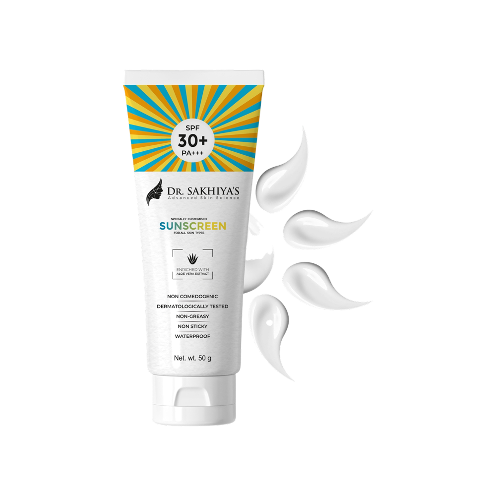 Dr. Sakhiya's Aloe Vera Extract Sunscreen (SPF 30+ PA+++) Price - Buy  Online at Best Price in India