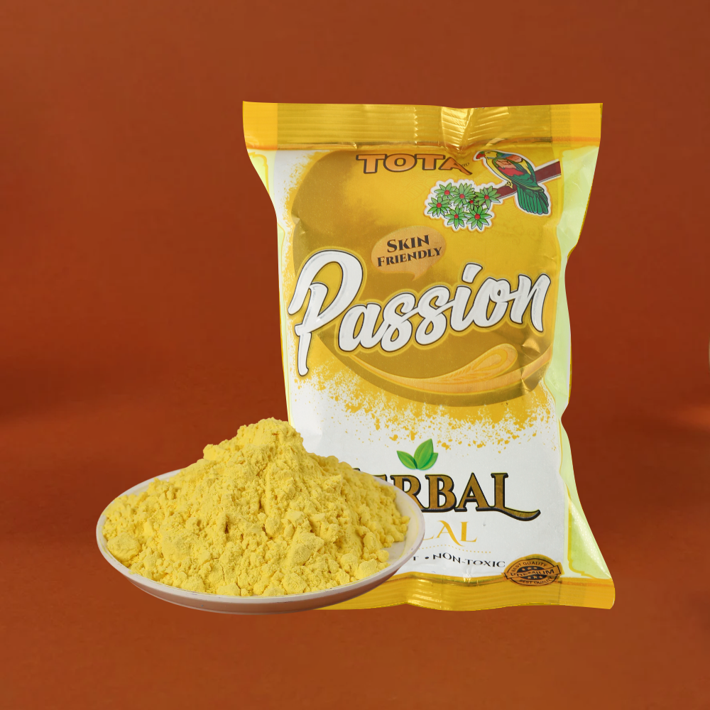 Passion Herbal Gulal (Yellow) by Tota Price - Buy Online at Best
