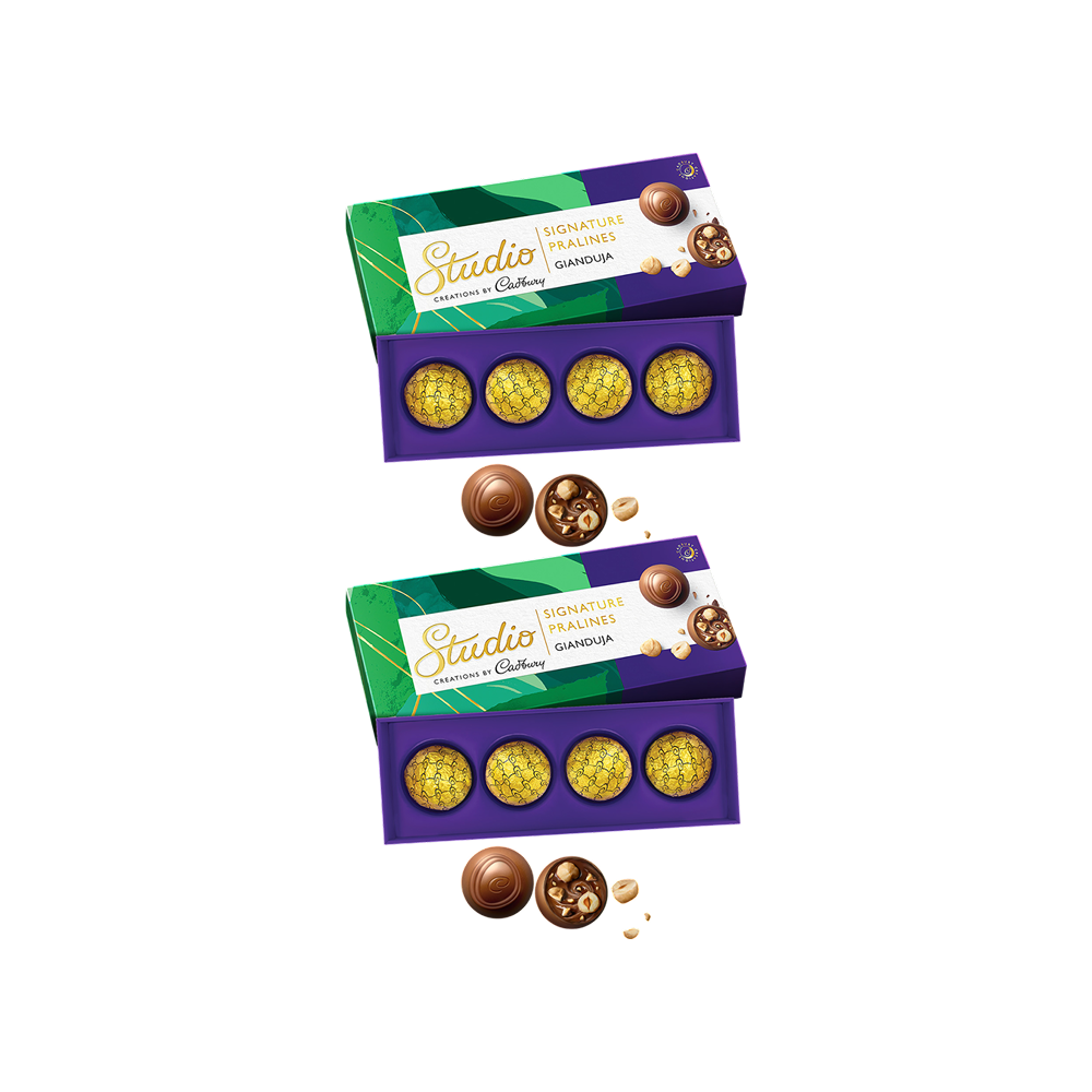Cadbury Studio Signature Pralines Gianduja Hazelnut Chocolate Gift