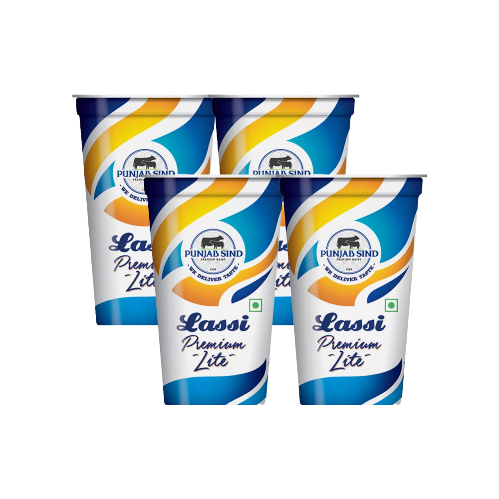 Punjab Sind Premium Lite Lassi - Pack of 4 Price - Buy Online at