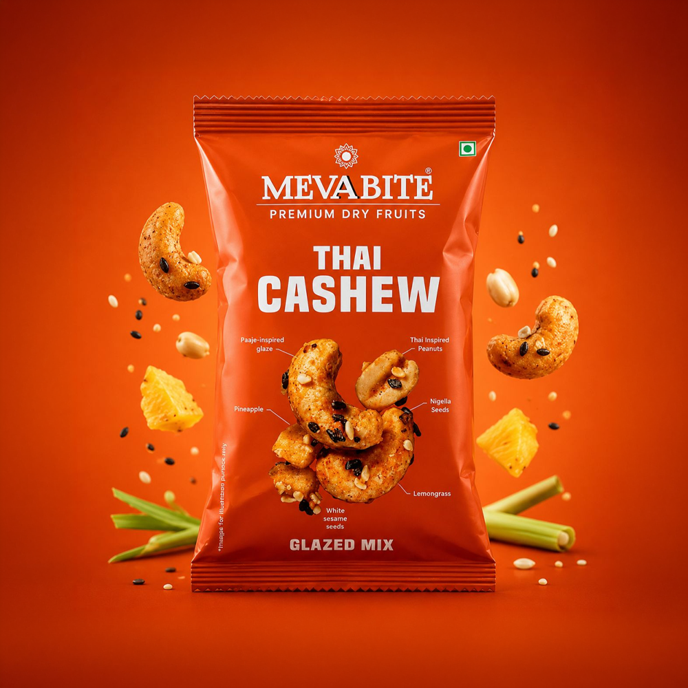 MevaBite Thai Cashew - Glazed Mix Price - Buy Online at ₹71 in India