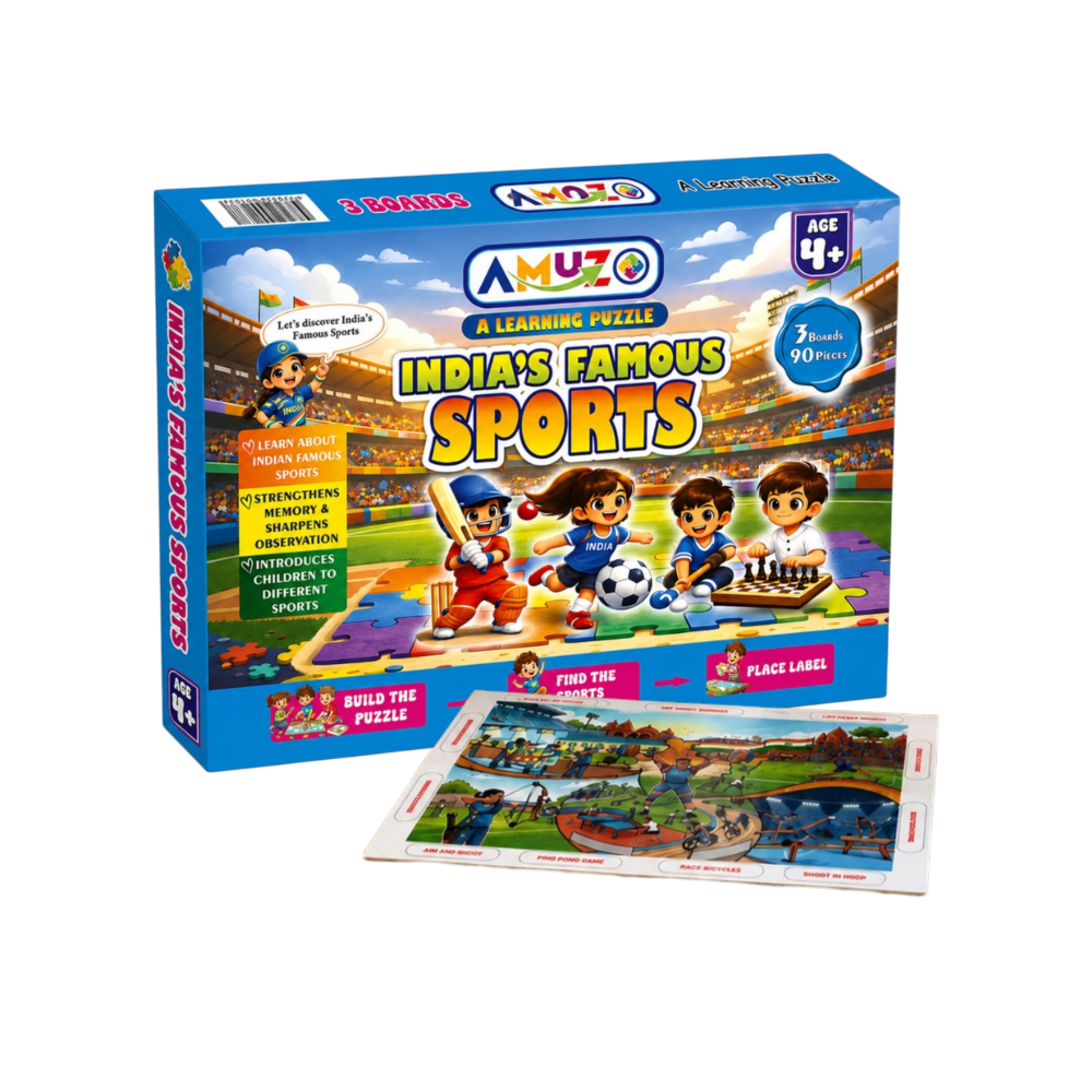 Amuzo India's Famous Sports Learning Puzzle Price - Buy Online at