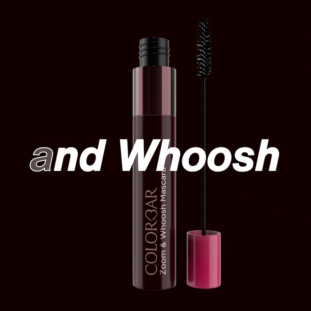 Colorbar Zoom Und Whoosh Mascara In Schwarz – Wimpern-Duo Für Natürlichen Look Oder Volle Dramatik