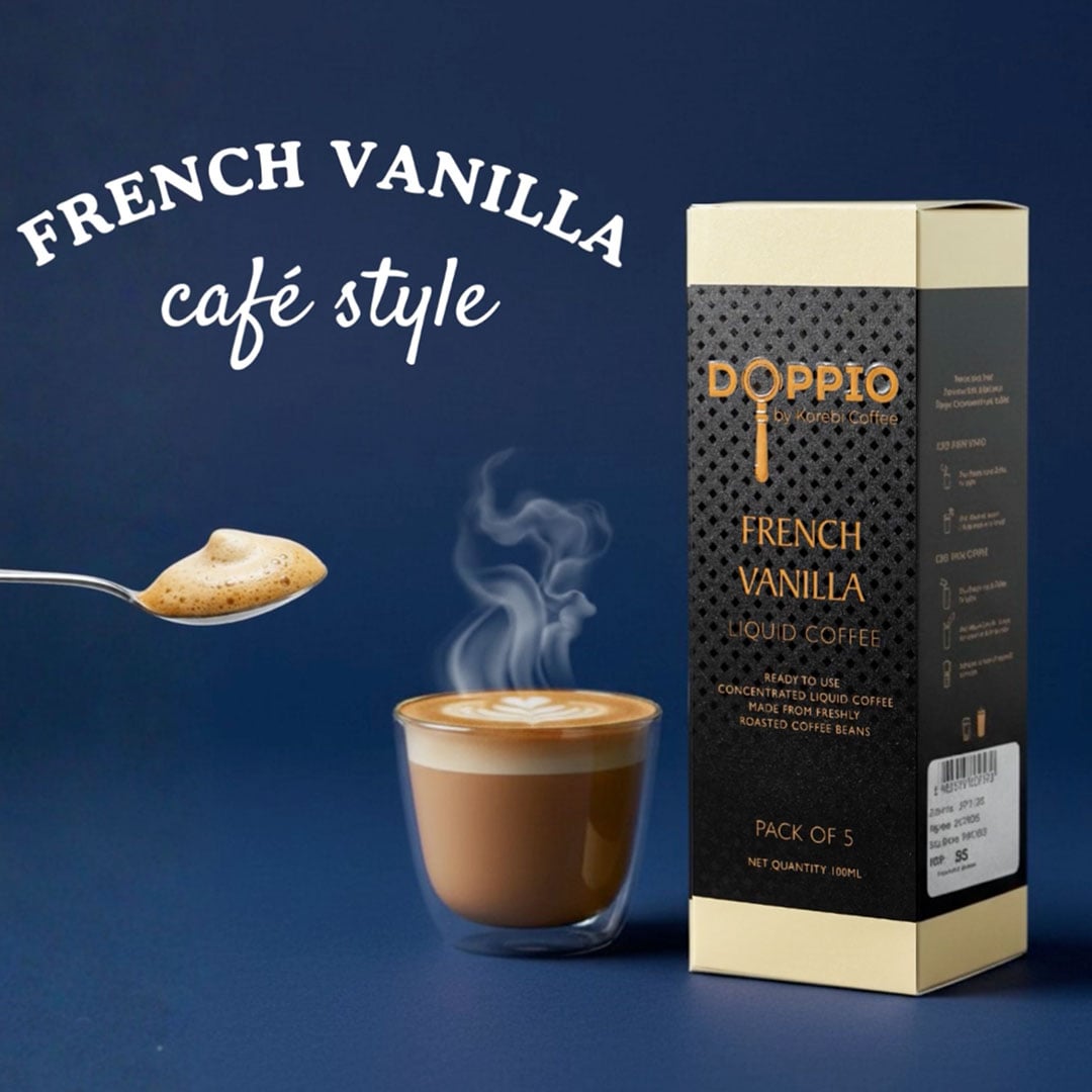 Doppio By Korebi Coffee Hazelnut Liquid Instant Coffee Concentrate
