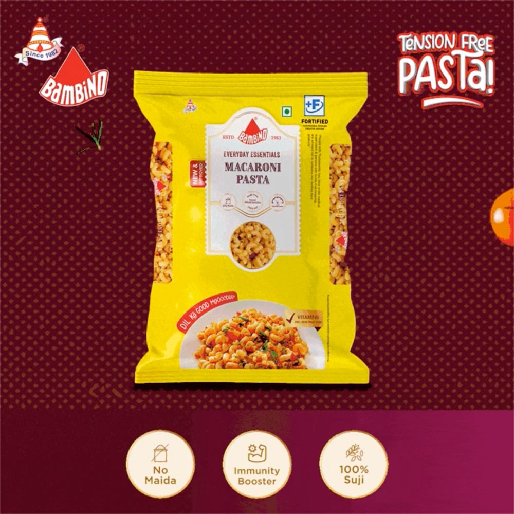 Bambino Macaroni Durum Wheat Macaroni (425 g) Price - Buy Online