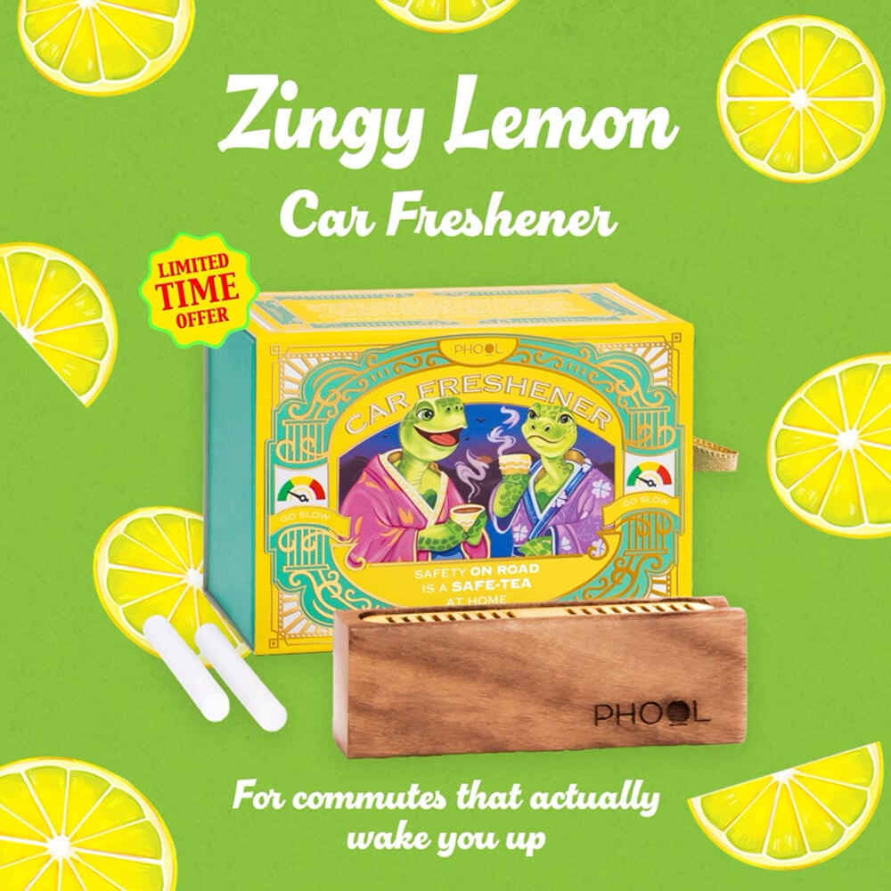 ARIRANG VIP席ギフト4点セット未開封 4/18 紙コースター付き Phool Car Freshener with Wooden Case (Zingy Lemon) Price - Buy