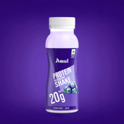 Amul Protein Blueberry Shake (20 g protein)