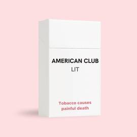 american club lit cigarette American Club N.Y. Cool