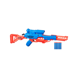 NERF Alpha Strike Slinger SD-1 – Blaster à Un Coup – 2 Fléchettes Elite Incluses – Rechargement Facile – Dès 8 Ans