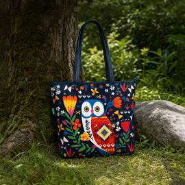 Rousrie Zipper Tote Bag (Multicolour) Price - Buy Online at Best