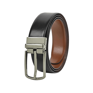 Labnoft Men's Auto Lock Belt - No Holes, Sliding Adjustable PU Leather Belt (Fits Waist 28-44) - View #5