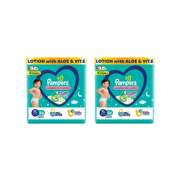 Blinkit - Pampers Complete Skin Comfort Baby Diaper (56 x 2 Pcs)