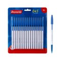 Reynold's 045 Kugelschreiber Blau – 0,7 Mm Laserspitze, 50 Stück, Feines & Gleichmäßiges Schreiben