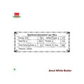 Amul Butter Labelling Amul White Unsalted Butter Price - Buy Online at ₹65 in India