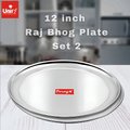 Parage Stainless Steel Dinner Plate Set (Silver) Price - Buy Online at ...
