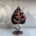 Om Peepal Leaf Shaped Candle Holder by Habere India Price - Buy Online ...