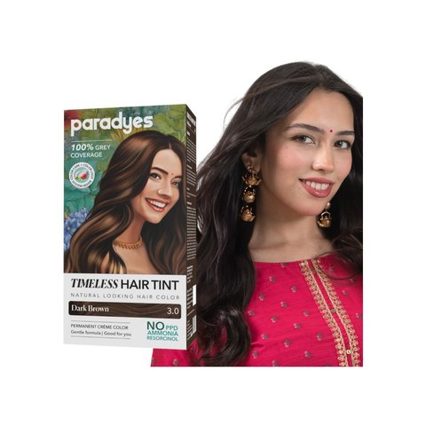 Paradyes Permanent Hair Colour Kit (Dark Brown) Price - Buy Online at ...