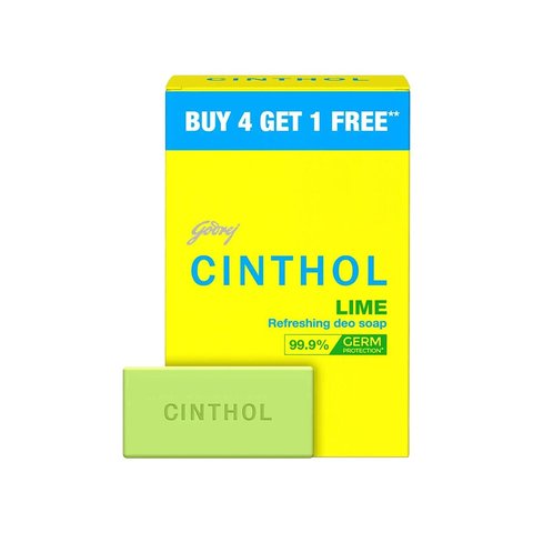 Cinthol Limettenseife 100 G – 8er Pack, Erfrischend & Schützend Für Alle Hauttypen