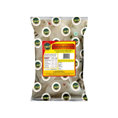 Ramji Sabudana Potato Papad Price - Buy Online at ₹71 in India