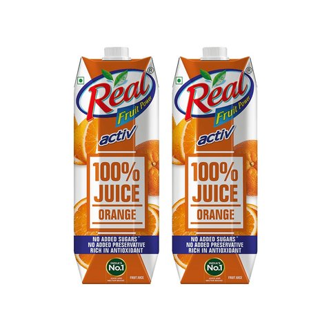 Real Activ Orange Juice - Pack of 2 Price - Buy Online at ₹281 in India