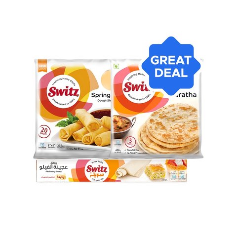 Swits Spring Roll Switz Spring Roll Dough Sheets + Filo Pastry Sheets + Puff Dough ...