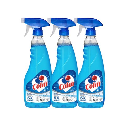 Coling Cleaner Colin Glass Cleaner (500 ml) - Pack of 3 Price - Buy Online at ₹293 in ...